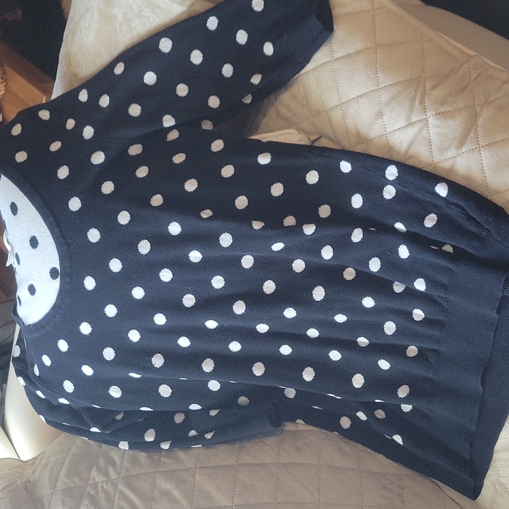 Maternity XL polka dot sweater